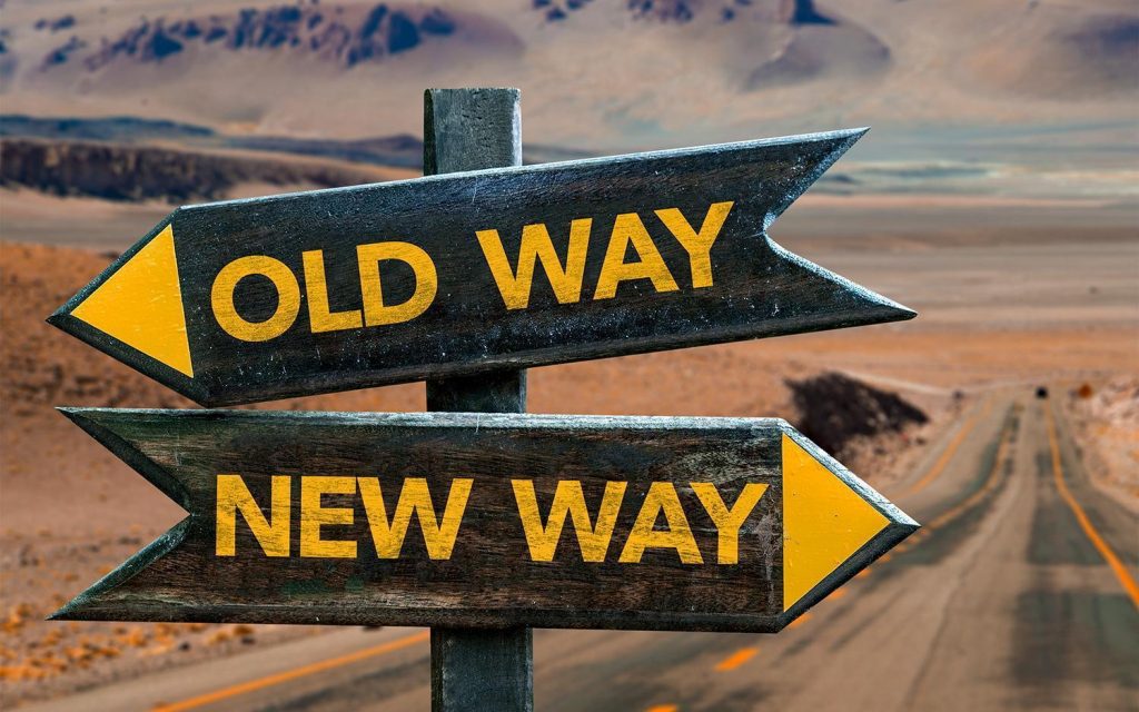 Old Way vs New Way Old Way vs New Way